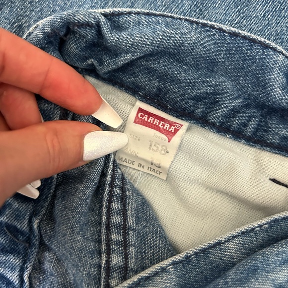 Vintage Carrera Cadillac Womens Italian Brand Jeans Blue Denim - Picture 5 of 6